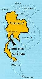 bersichtskarte Thailand